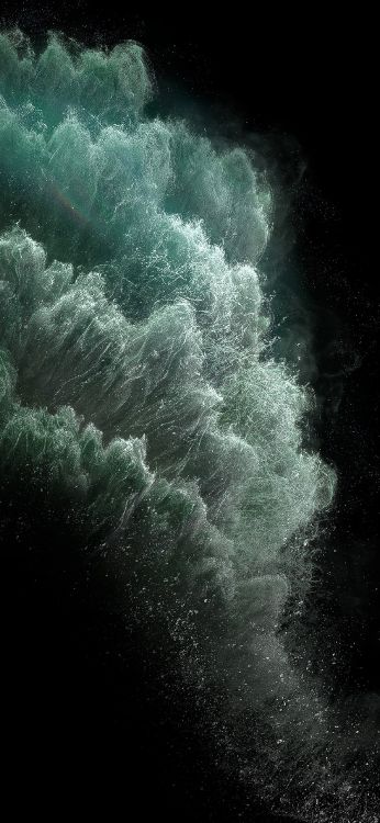 Vert Minuit, Apple, Super Rétine, IOS 13, Amoled. Wallpaper in 1242x2688 Resolution