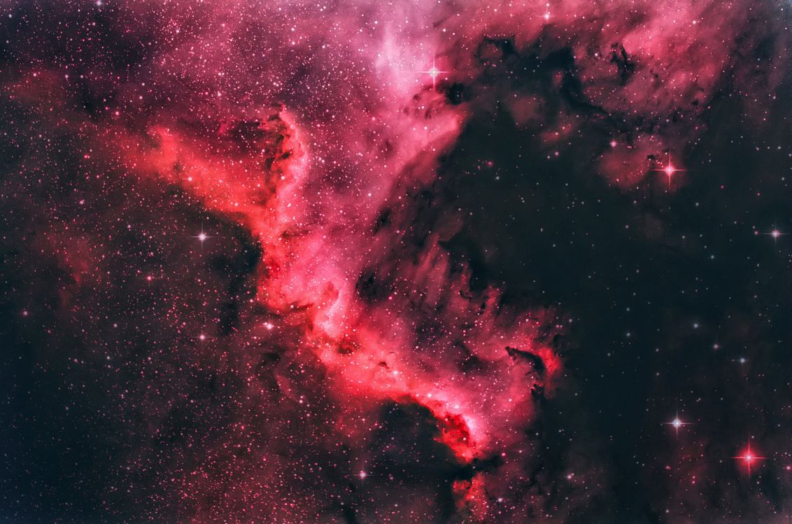 Rote Und Schwarze Galaxie Abbildung. Wallpaper in 2000x1325 Resolution