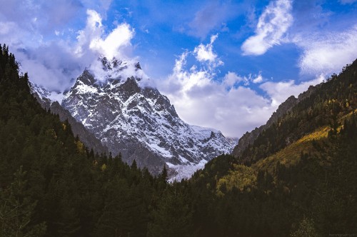 Image mountain, mount scenery, mountain range, tree, mountainous landforms