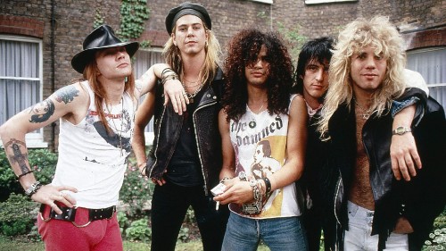 Image Axl Rose, Slash, Duff McKagan, Izzy Stradlin, Guns N Roses