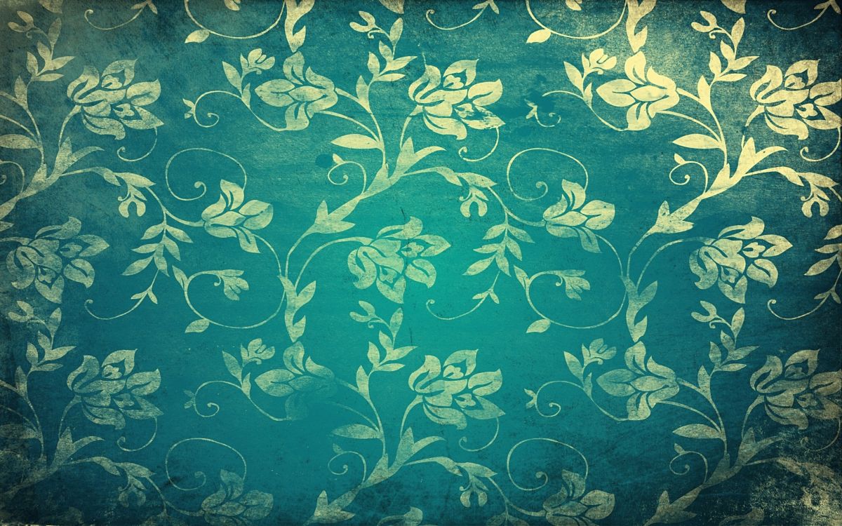 blue and white floral textile