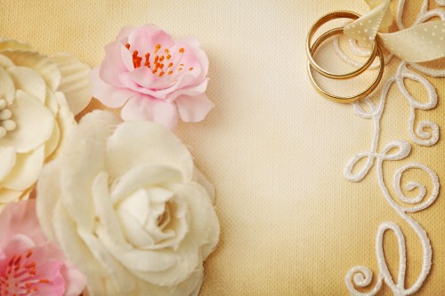 Image flower, wedding ring, ring, wedding, pink