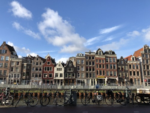 Image amsterdam, real estate, water, bicycle tire, bicycle frame