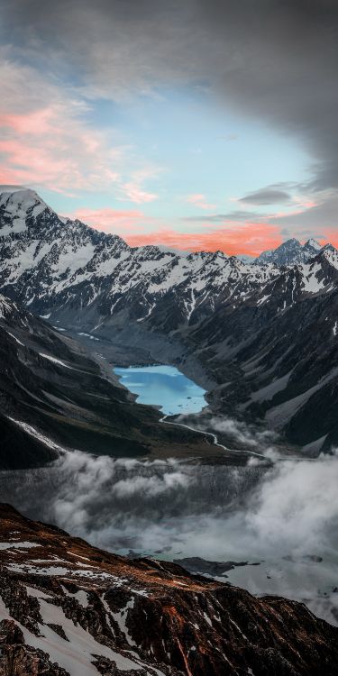 Aoraki Mount Cook National Park, Aoraki Mount Cook, Hooker Valley Track, Banff National Park, Denali National Park and Preserve. Wallpaper in 1500x3000 Resolution