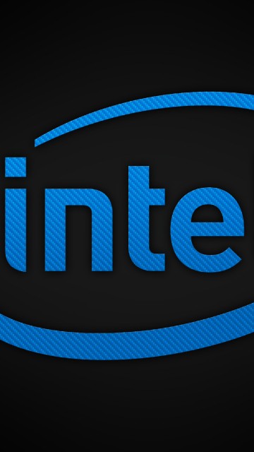 Image logo, intel, text, electric blue, trademark