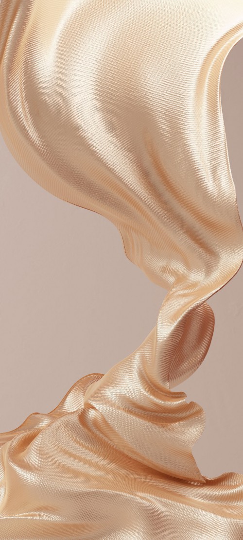 Image lava agni, peach, silk, satin, textile