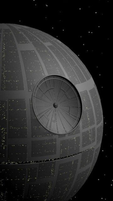 Star Wars Death Star X-Wing Simple 4K Wallpaper iPhone HD Phone #5380f