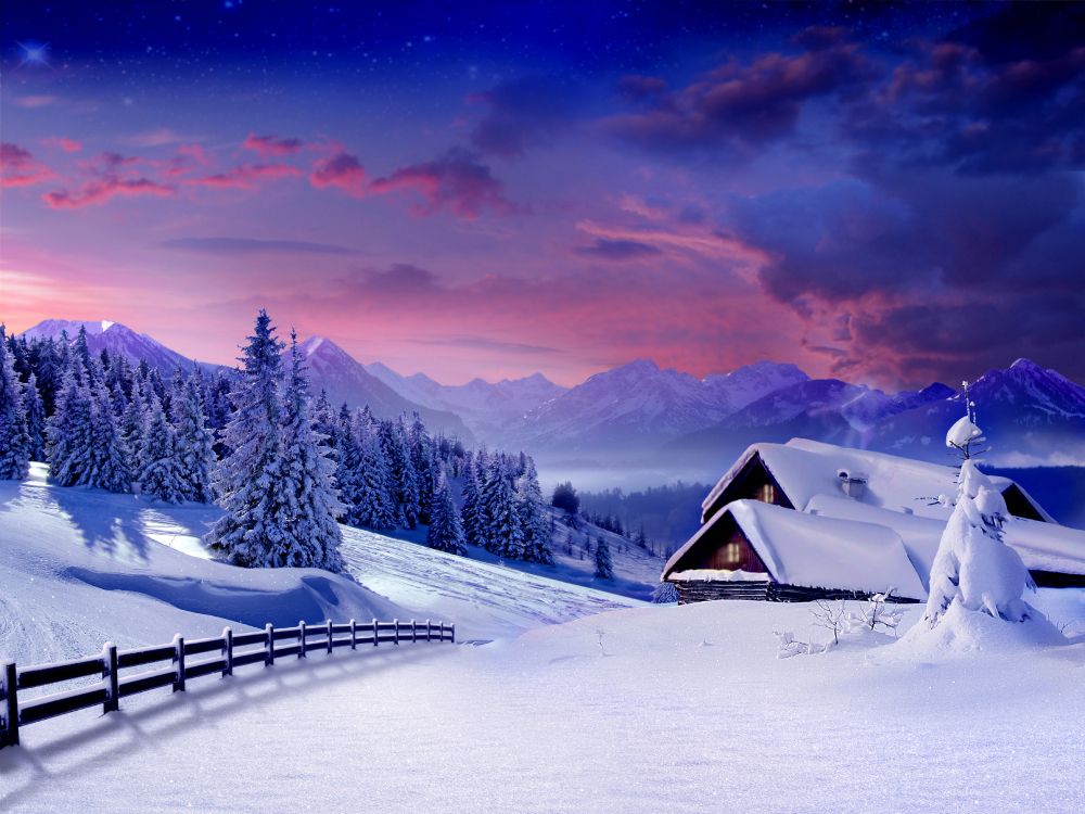 冬天, 性质, 冻结, 山脉, 阿尔卑斯山 壁纸 6614x4960 允许