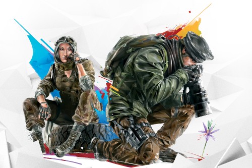 Image ubisoft, graphic design, illustration, uniform, graphics