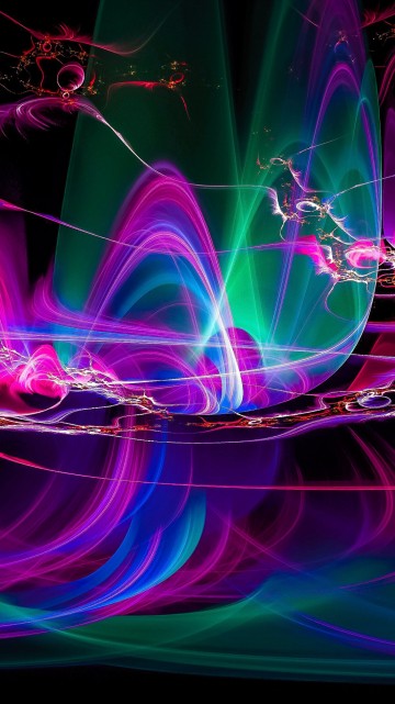 Image purple and blue light digital wallpaper