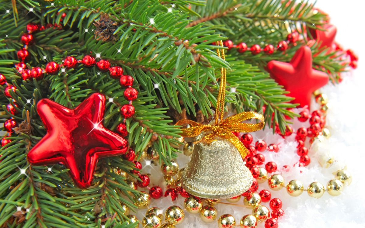 Wallpaper Christmas Ornament, Fir, Christmas Day, New Year, Christmas ...