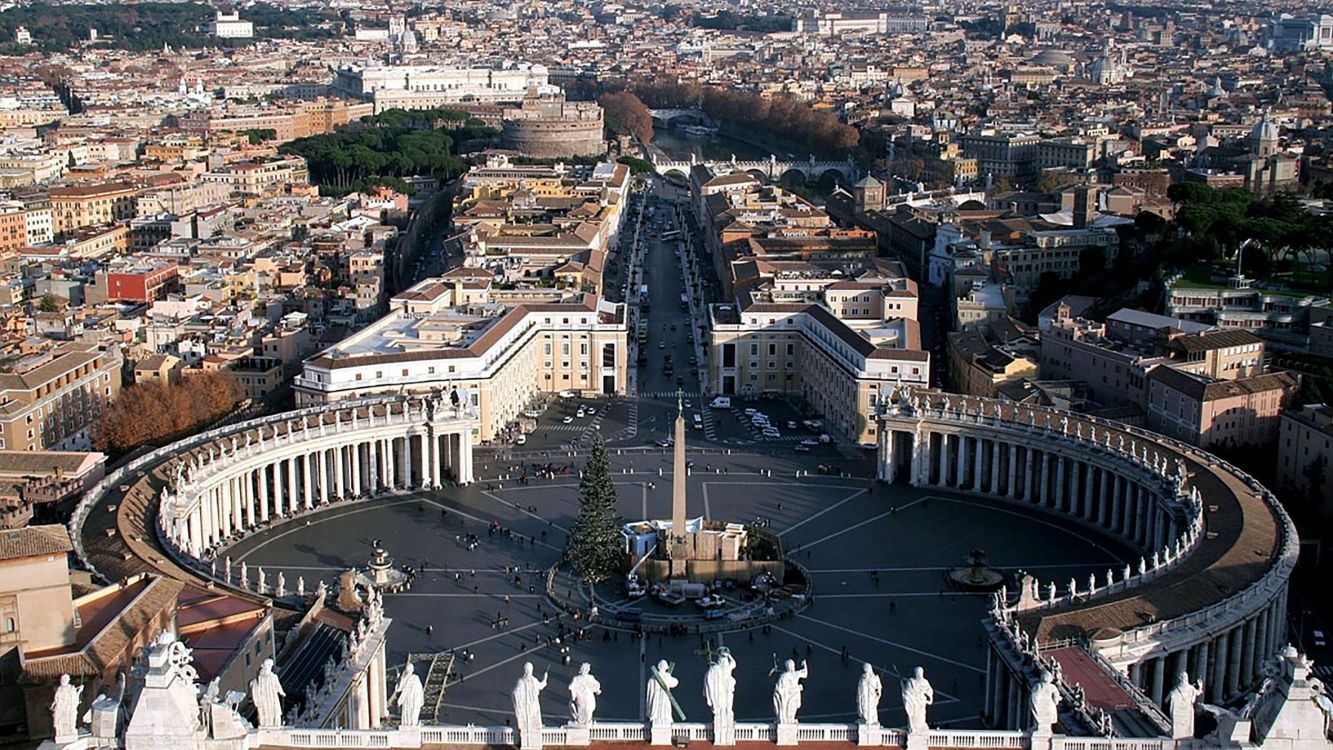 圣彼得大教堂, 大教堂, 城市, 里程碑, 城市景观 壁纸 3200x1800 允许