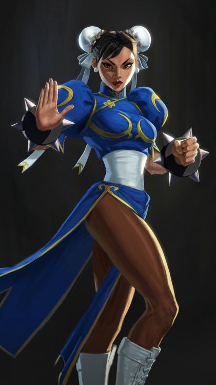 Luchador Callejero Nikita, Chun Li, Camiseta, Alex, Street Fighter. Wallpaper in 1080x1920 Resolution
