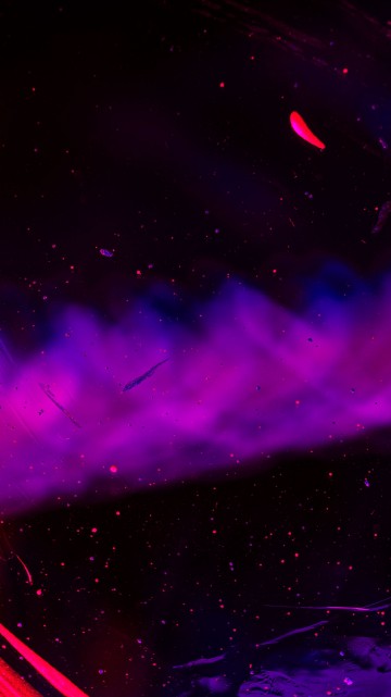 Image purple and blue lights in a dark room