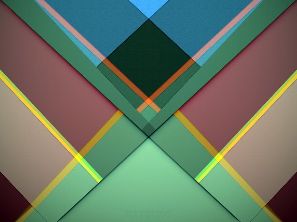 抽象艺术, 几何形状, 艺术, 绿色的, 黄色的 壁纸 2048x1535 允许