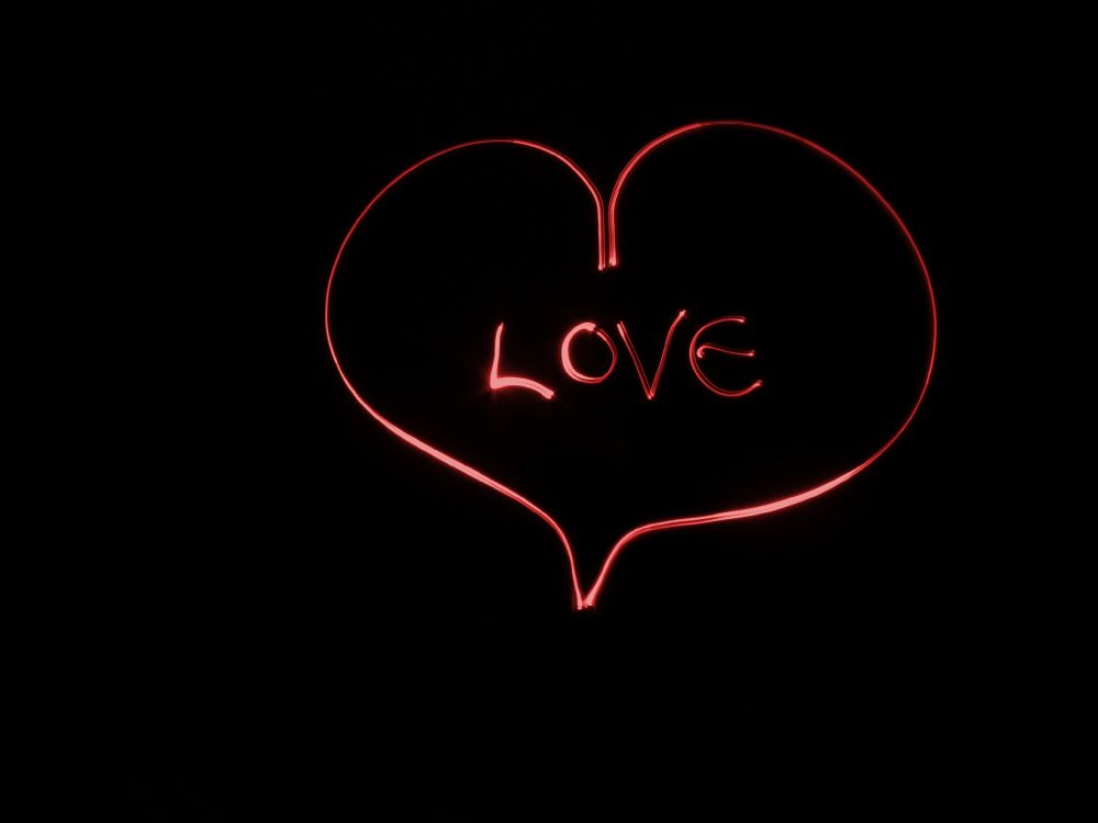 爱情, 心脏, 文本, 红色的, 器官 壁纸 3072x2304 允许