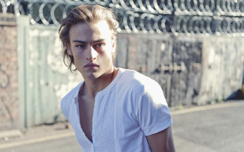 Image douglas booth, actor, hairstyle, cool, neck