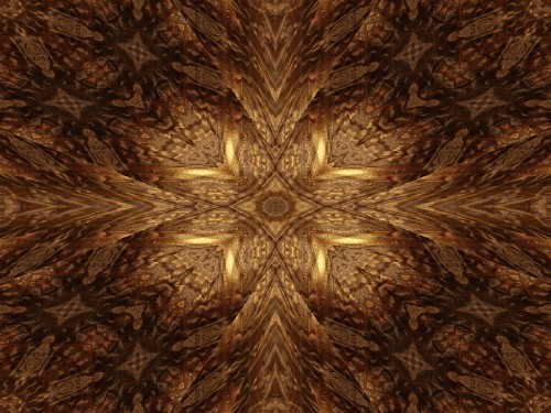 Image brown and black floral textile