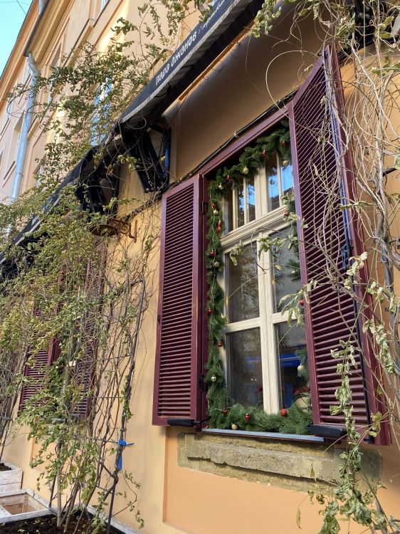 的房子, 房地产, 雷勒蓝色的, 树枝, 阳台 壁纸 1536x2048 允许