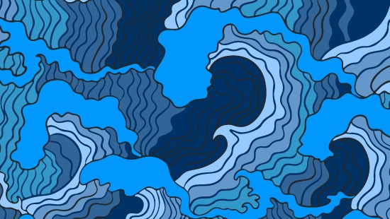 Image japanese wave pattern vector, vector graphics, illustration, japan, wave