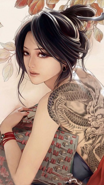 Geisha Wallpaper by Tabbathehutt on DeviantArt