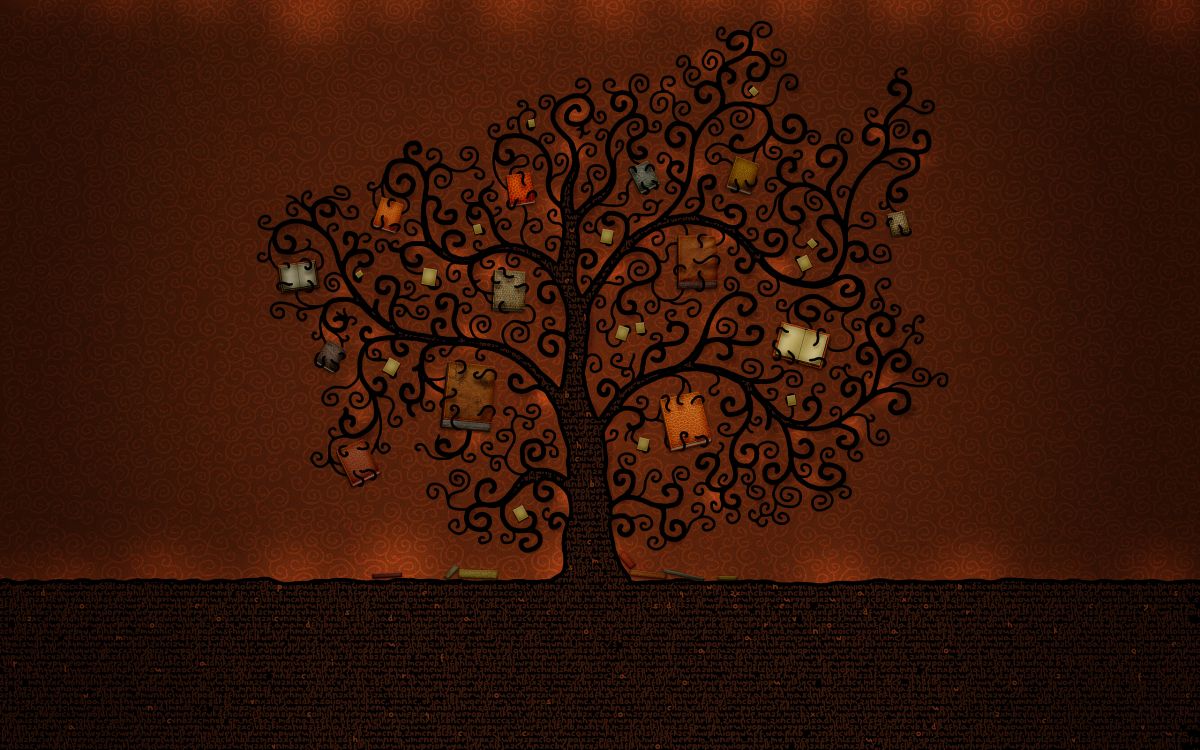 Schwarz-Weiß-Blumenherzillustration. Wallpaper in 2560x1600 Resolution