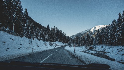 Image snow, plant, mountain, automotive tire, natural landscape