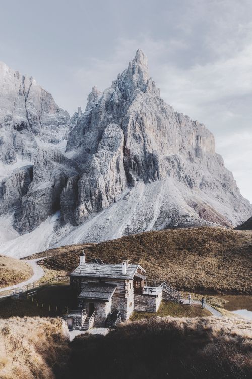 Alpen, Himmel, Gelände, Bergkette, Natur. Wallpaper in 3840x5760 Resolution