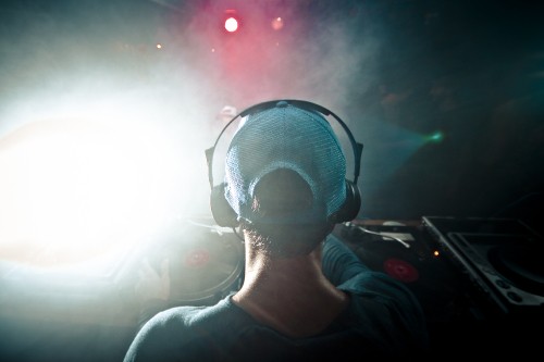 Image electronic dance music, space, disc jockey, audio, phonograph record