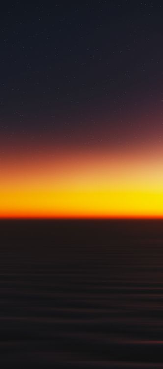 Puesta, Mar, Naturaleza, Afterglow, Ambar. Wallpaper in 1242x2800 Resolution