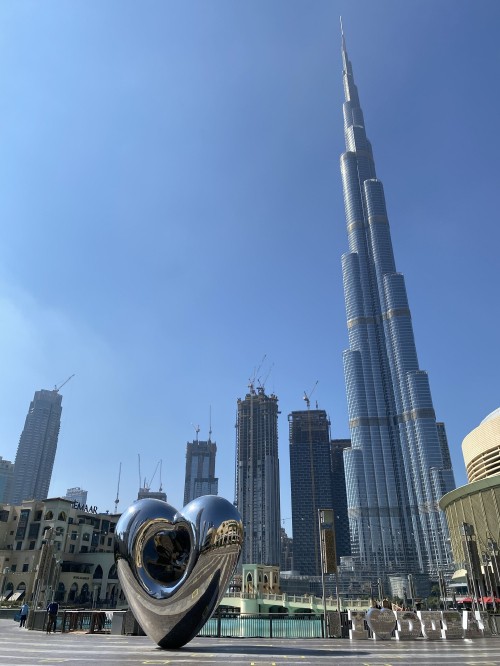 Image dubai, burj khalifa, skyscraper, tower block, daytime