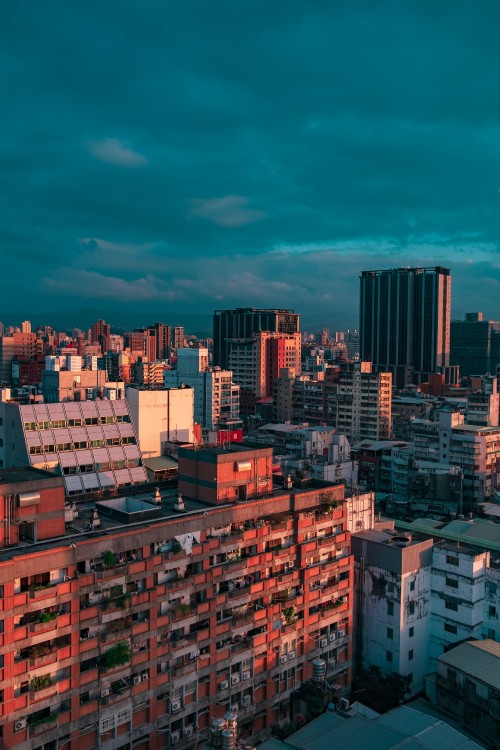 Image cityscape, taipei city, chicago, cloud, building