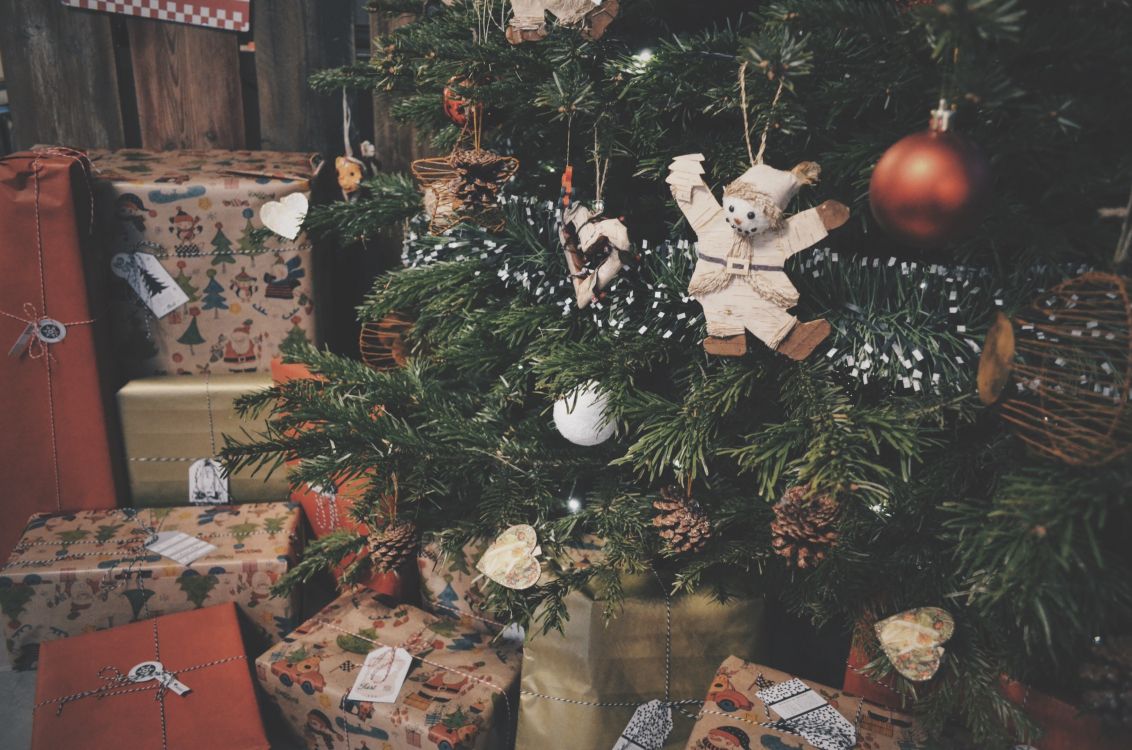 圣诞节那天, 圣诞树, 圣诞节的装饰品, 圣诞节, 仍然生活 壁纸 3264x2161 允许