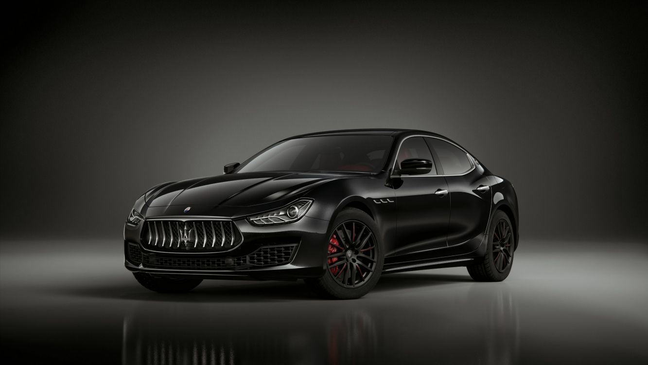 Maserati Ghibli 2020 Schwarz, Maserati, Maserati Quattroporte, Maserati Levante, Car. Wallpaper in 3840x2160 Resolution