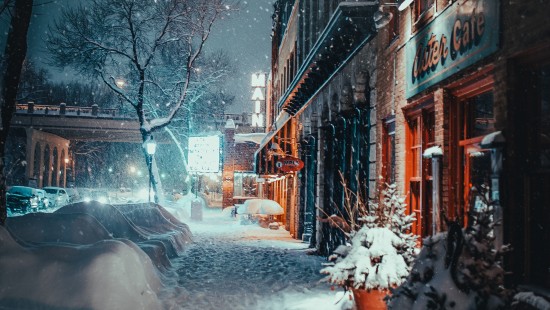 Image beautiful pictures of winter, winter, Landscape with Snow, snow, building