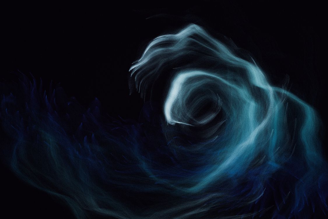 darkness, graphics, art, electric blue, painting