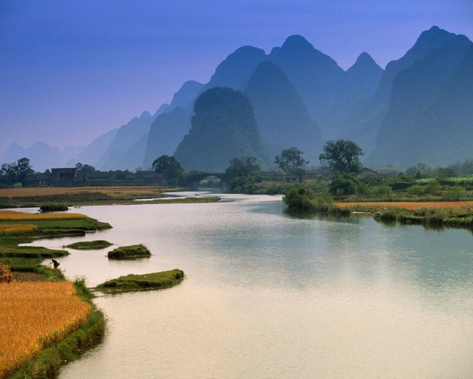 性质, 水资源, 反射, 水道, 天空 壁纸 2560x2048 允许