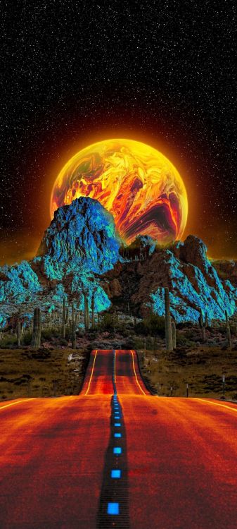 Natur, 2023, Kunst, Atmosphäre, Licht. Wallpaper in 1080x2400 Resolution