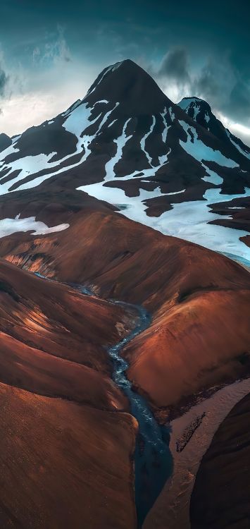 Gipfel, Schnee, Natur, Naturlandschaft, Hochland. Wallpaper in 1421x3000 Resolution