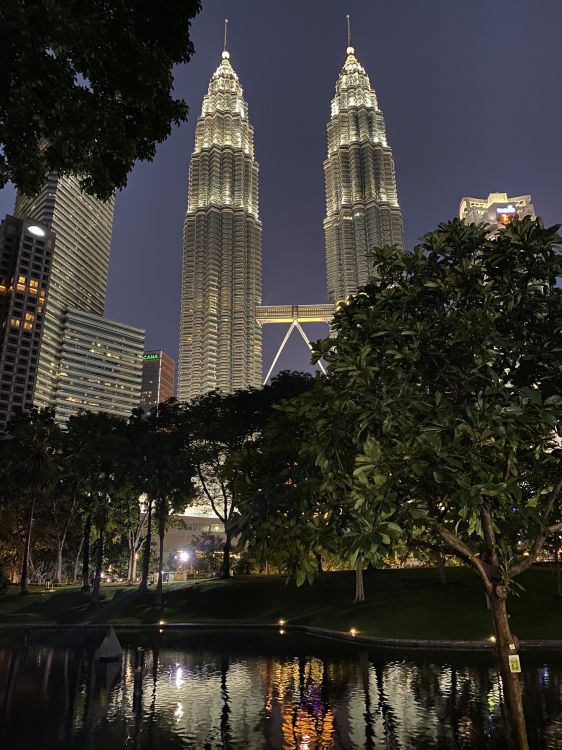 Las Torres Petronas, Kuala Lumpur, Malasia, Agua, Torre de Bloques. Wallpaper in 1536x2048 Resolution