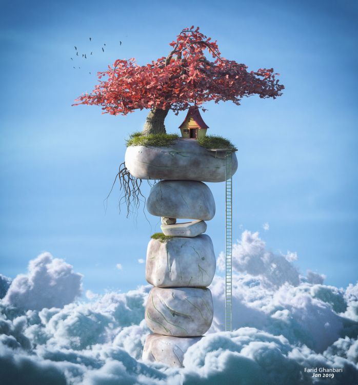 艺术, 冬天, 冻结, 自然景观, 天空 壁纸 1789x1920 允许