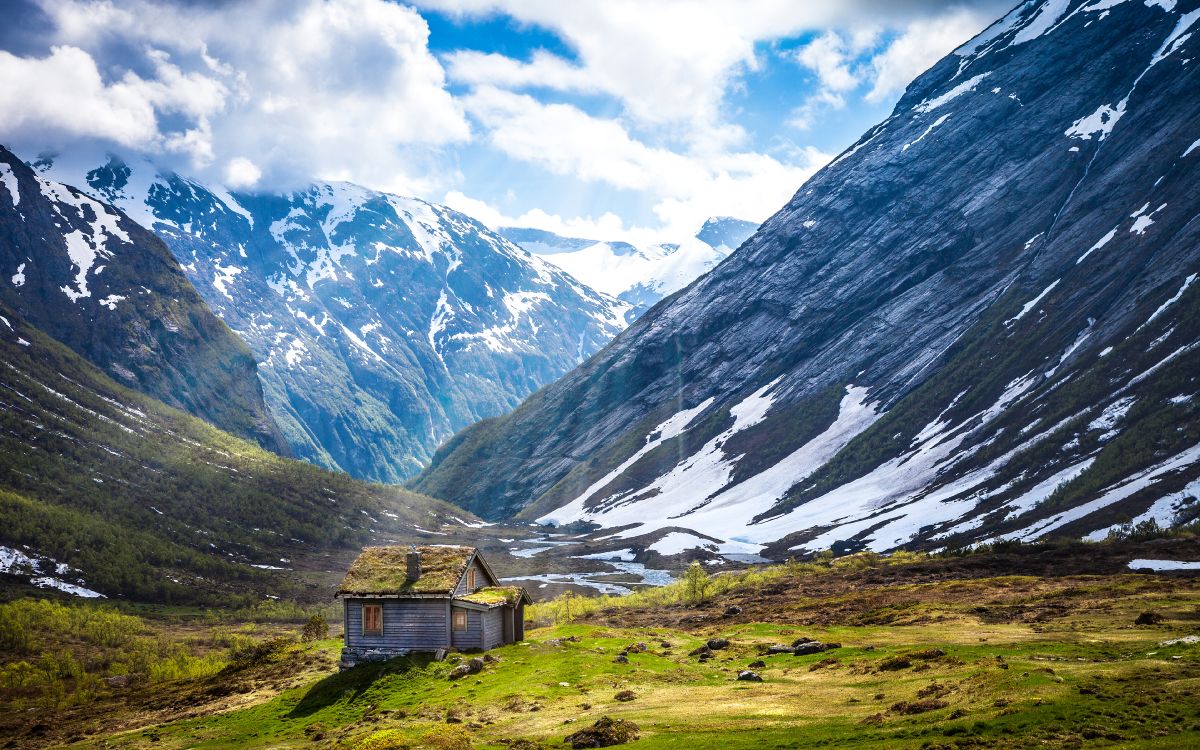 mountainous landforms, mountain, highland, natural landscape, nature