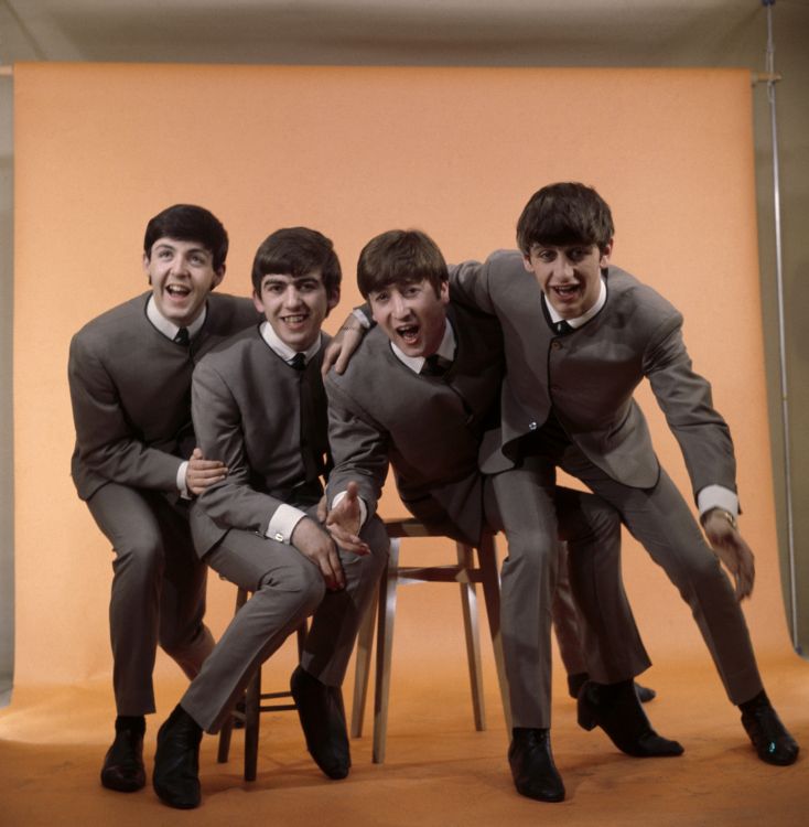 George Harrison, Paul McCartney, John Lennon, Ringo Starr, Los Beatles. Wallpaper in 1500x1531 Resolution