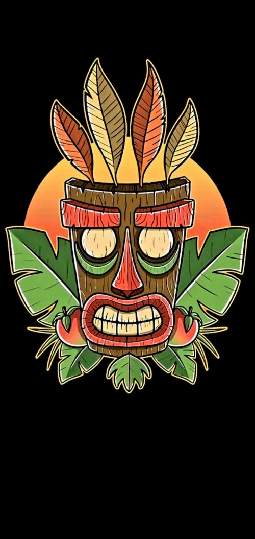 Image t shirt, tiki, Shirt, Crash Bandicoot, crash bandicoot tee