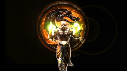 Image mortal kombat, game, dragon, fire, lighting