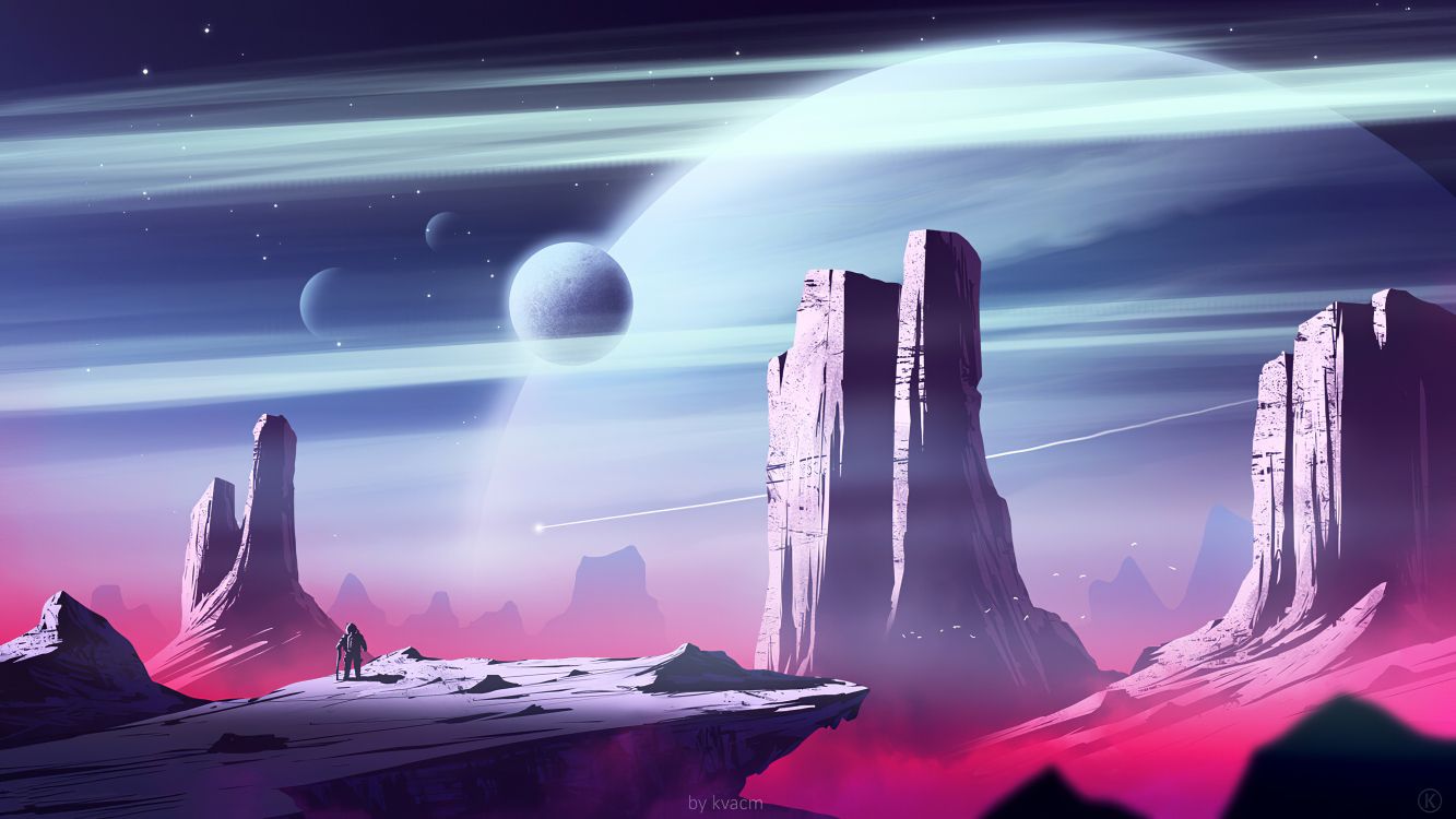 Arte Kvacm, Arte, Spotify, Artista, Arte Digital. Wallpaper in 3840x2160 Resolution