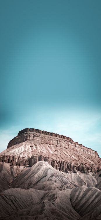 cloud, mountain, natural landscape, bedrock, highland