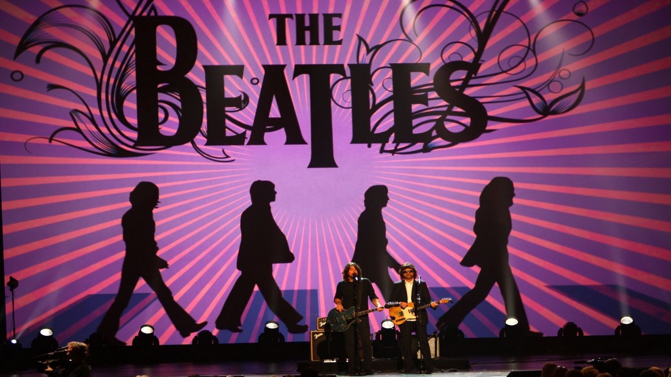 Beatles, Die Beatles, Konzert, Leistung, Pink. Wallpaper in 2136x1200 Resolution