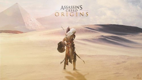 Image assassins creed origins, ubisoft, desert, landscape, aeolian landform