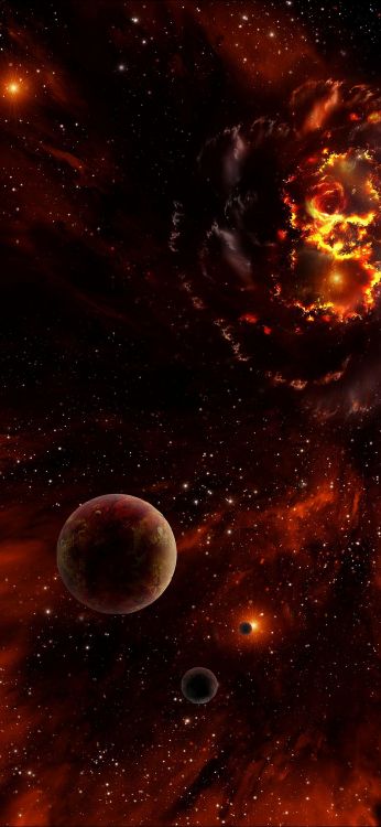 宇宙, 气氛, 月亮, 自然环境, 天文学对象 壁纸 1080x2340 允许